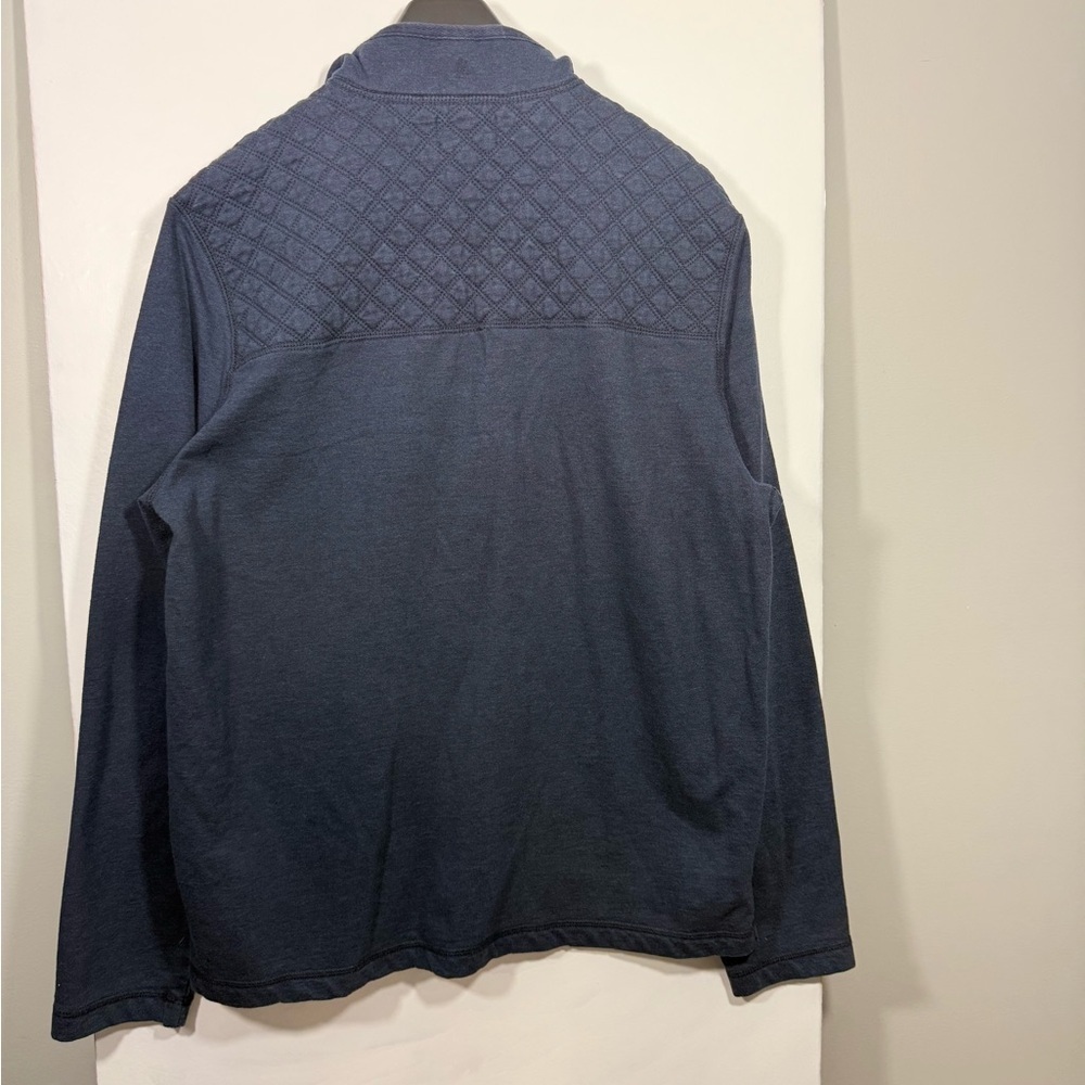G.H. Bass & Co. Men's Dark Blue Zip-Up Sweater Size Large - Picture 4 of 15